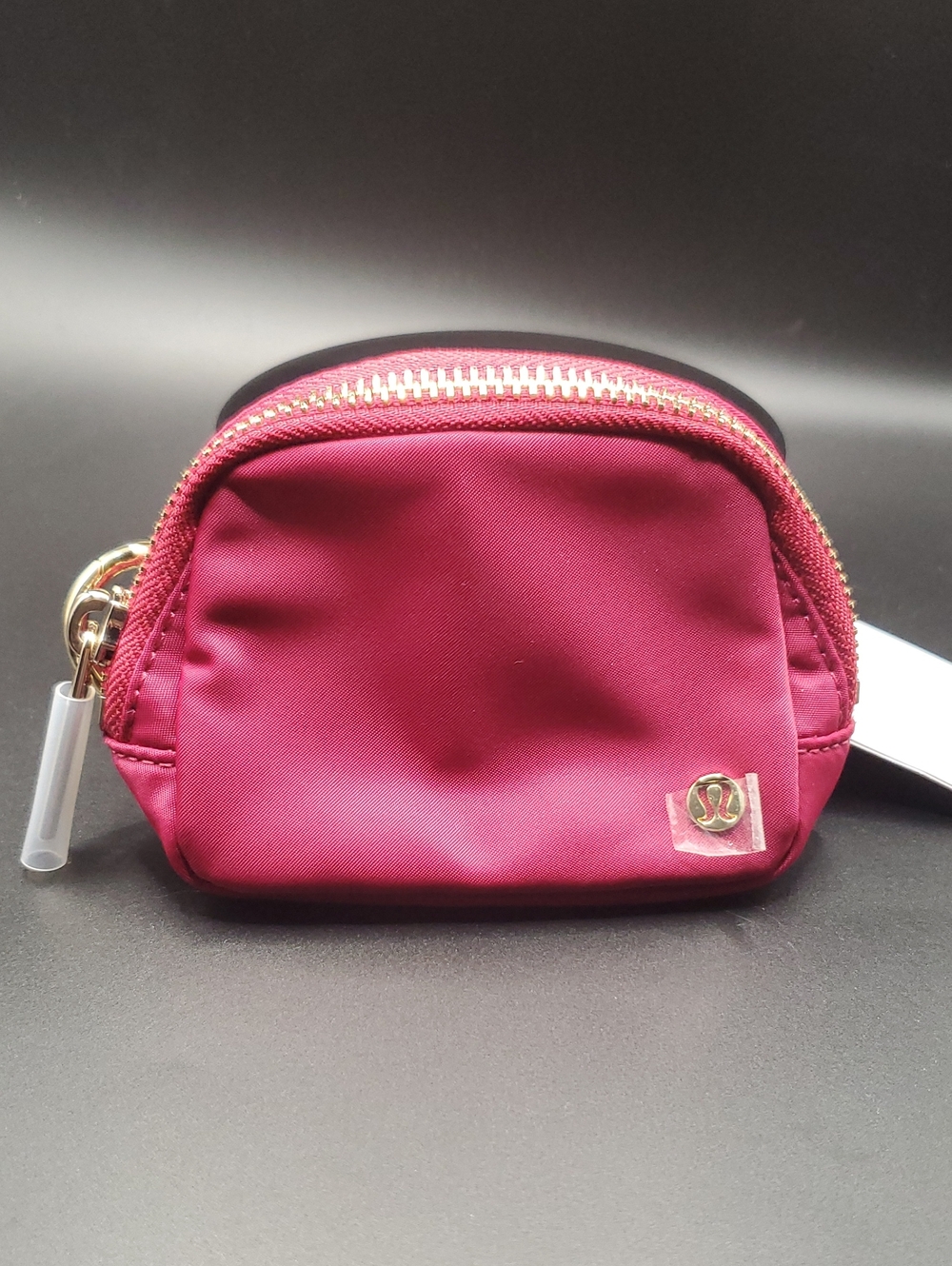 Lululemon Everywhere Belt Bag Nano in Berry Pink with Gold Hardware